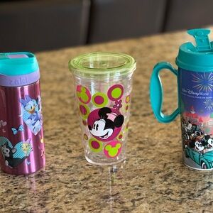 Disney Colorful Character Tumblers Set